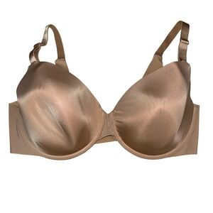 Soma‎ Vanishing 360 Perfect Coverage Bra 38DD Beige Underwire Adjustable Straps